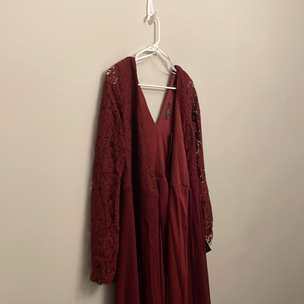 Burgundy Dress